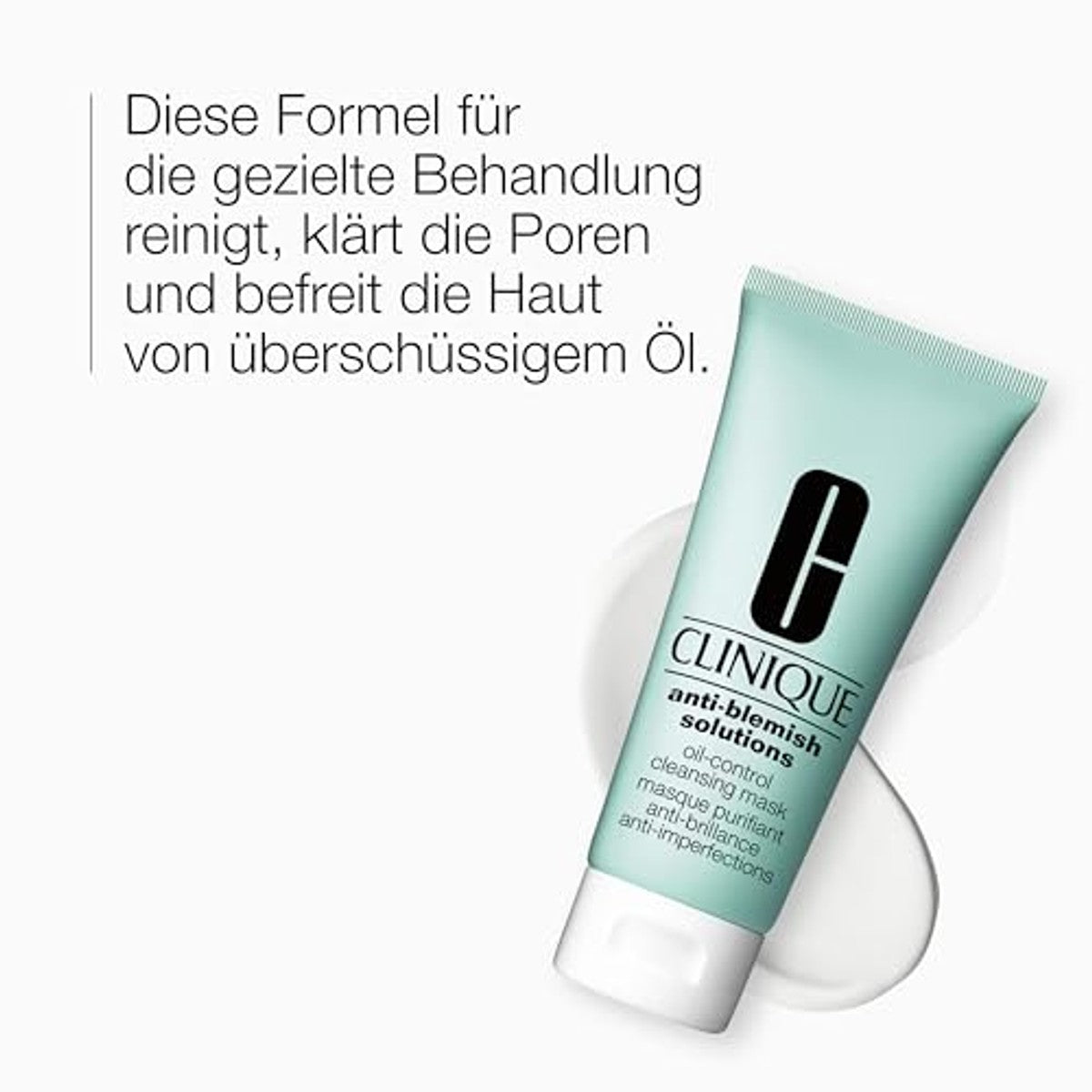 Huishoudvoordeel Clinique Anti-Blemish Solutions Oil-Control Mask 100 ml - 3 stuks