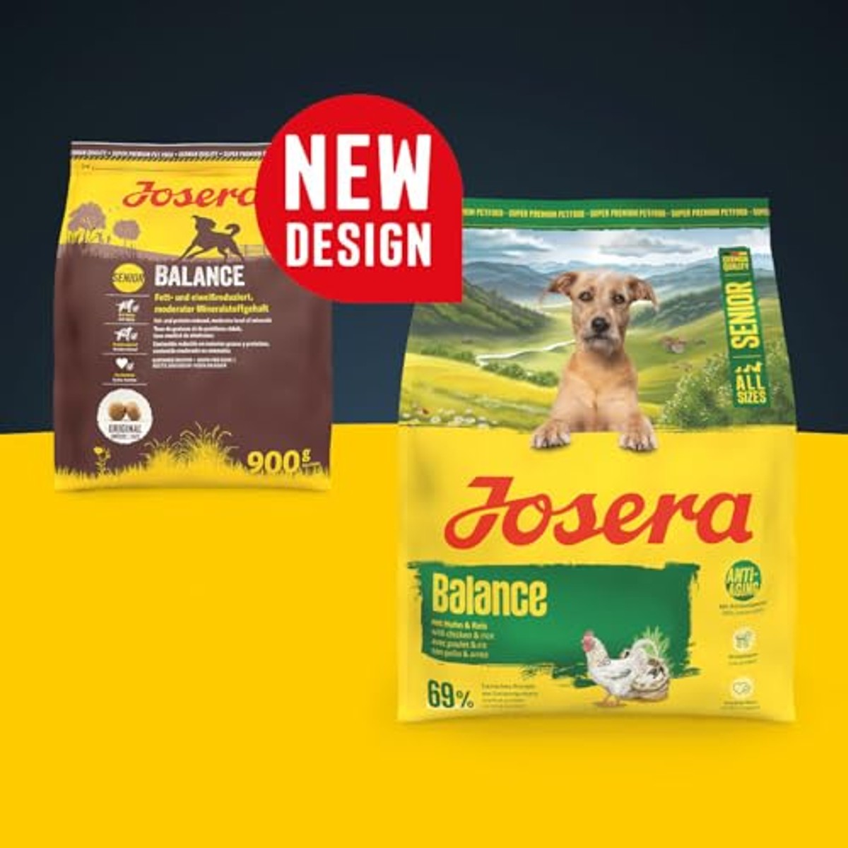 Josera Balance droogvoer hond senior kip en rijst 12,5 kg - 3-pack