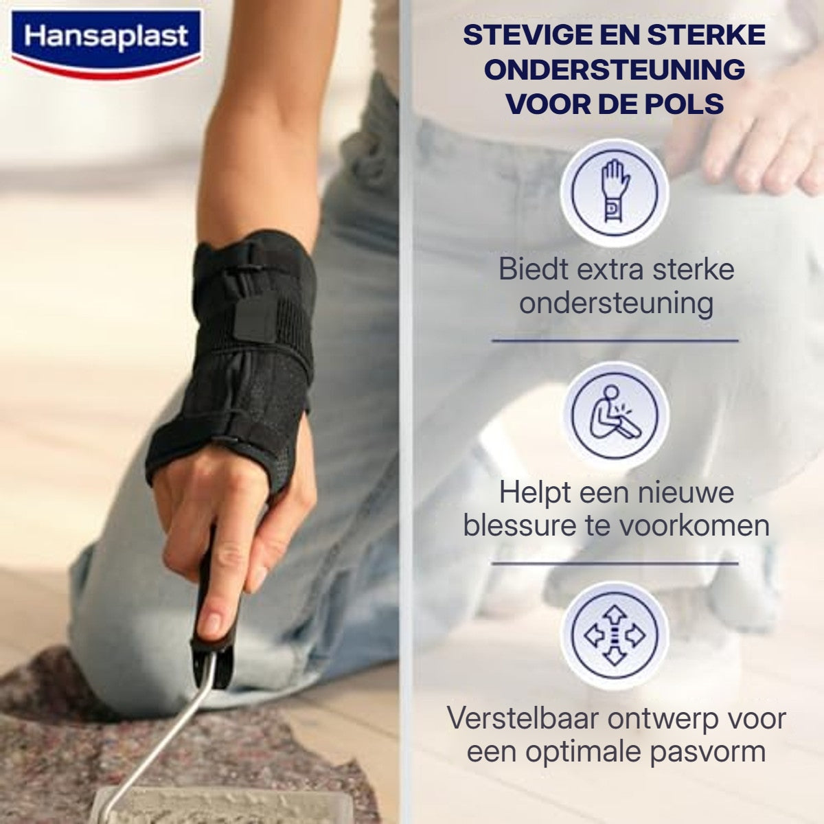 Hansaplast Beschermende stabiliserende polsband 1 x - 3-pack – foto 3