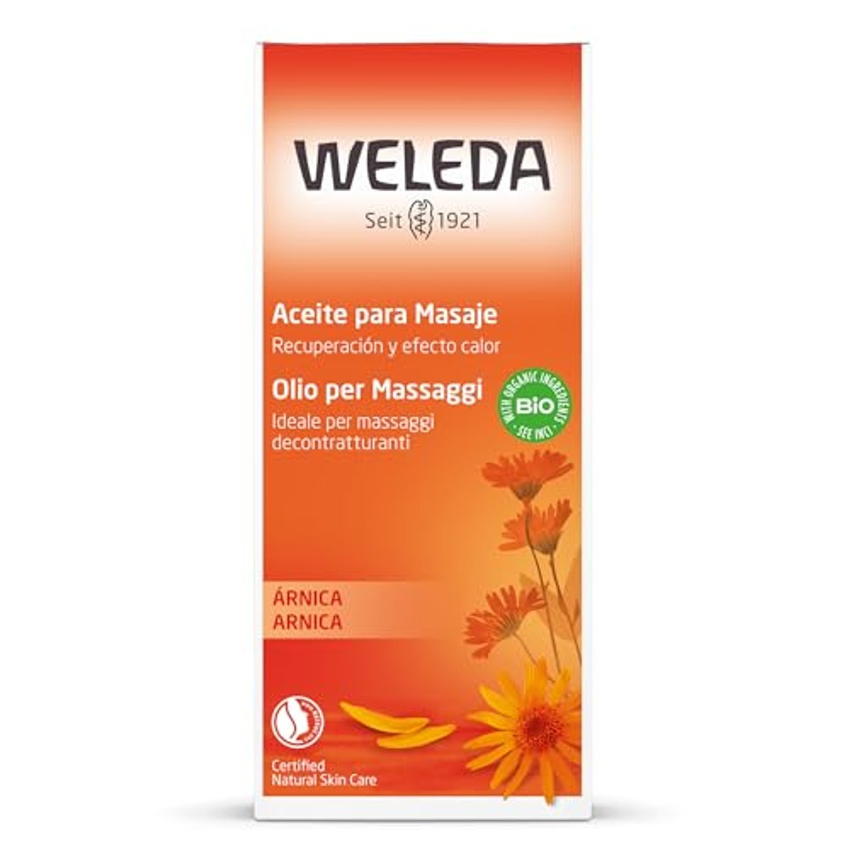 Weleda Bio Arnica Sport Massageolie 200 ml - 3-pack
