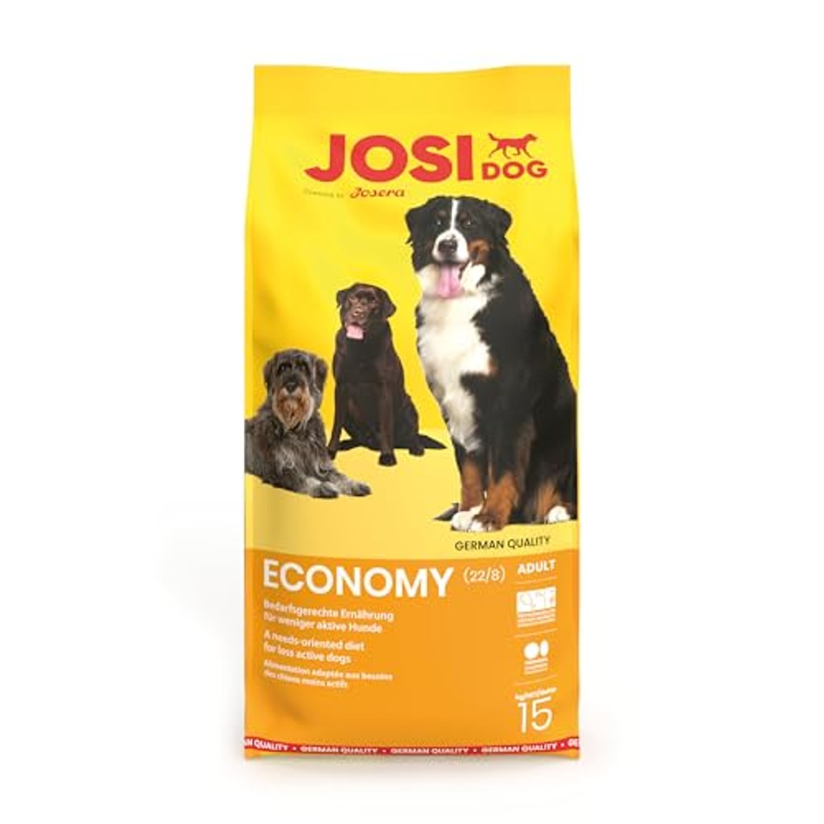 Josera JosiDog Economy Droogvoer Hond 1 x 15 kg - 3-pack