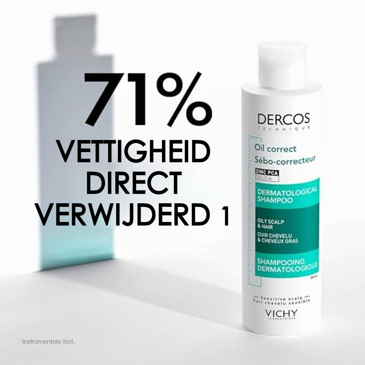 Vichy Dercos Technique Oil Control Shampoo voor Vette Hoofdhuid 200 ml - 6-pack – foto 3