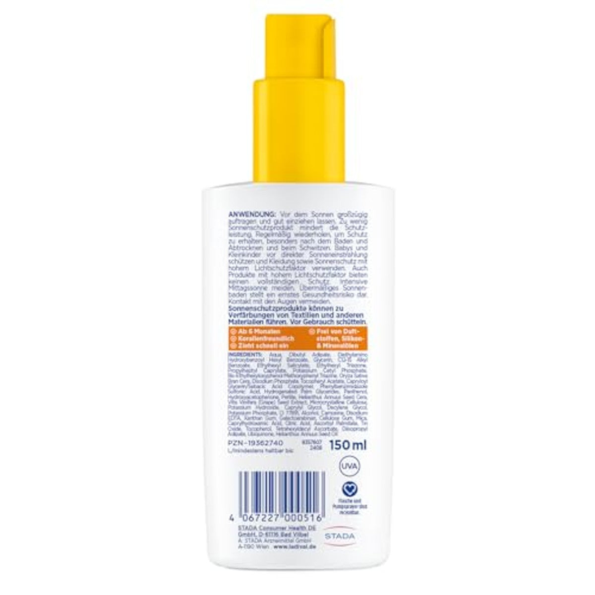 Ladival Gevoelige Kinderhuid Zonnebrandspray SPF 50+ 6 x 150 ml - Voordeelverpakking