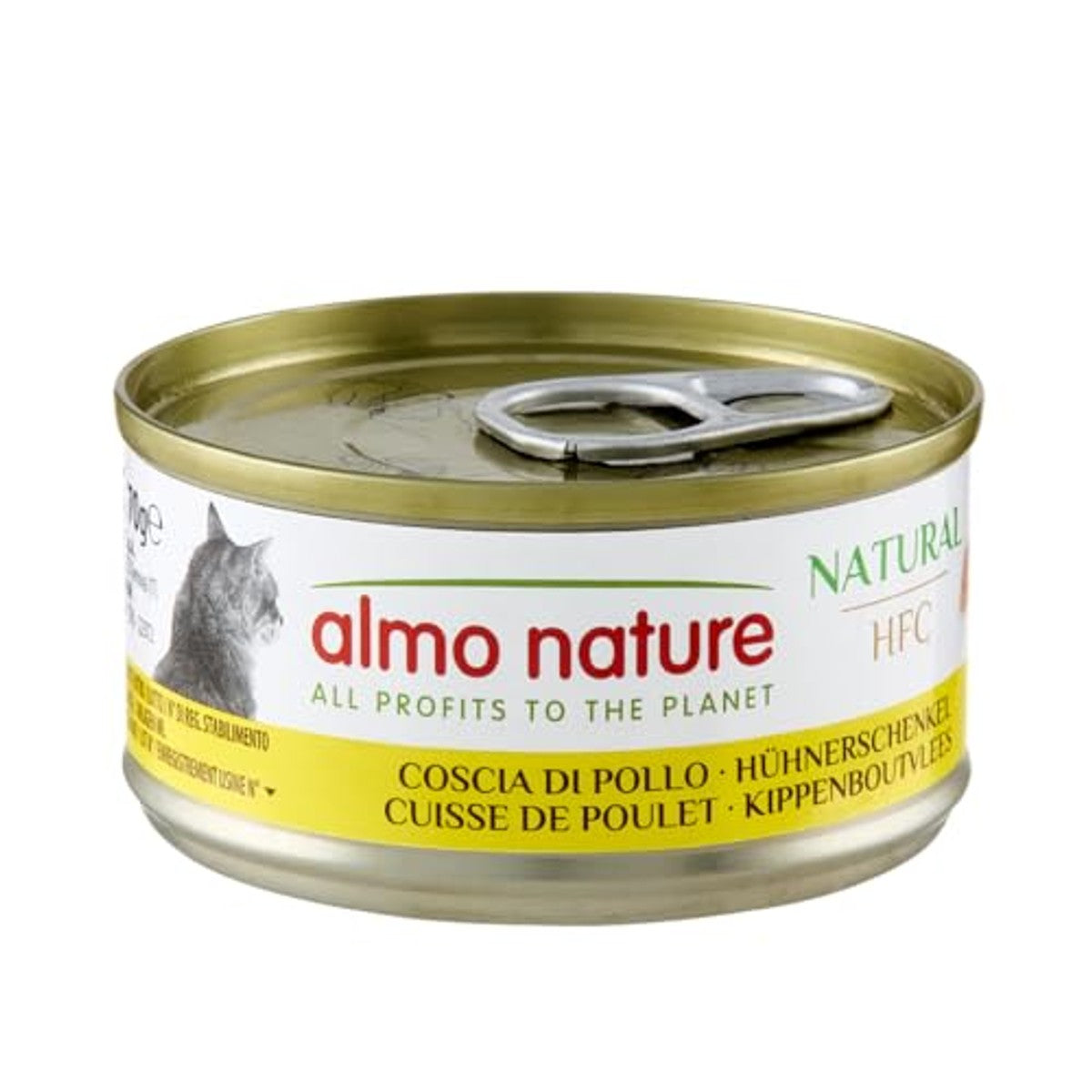 Almo Nature HFC Natural Natvoer Kat Gesorteerd Kip 6 x 70 g - 6-pack