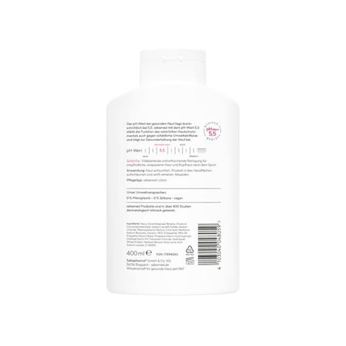 Sebamed Sportdouche 3-in-1 6 x 400 ml - Voordeelverpakking – foto 3