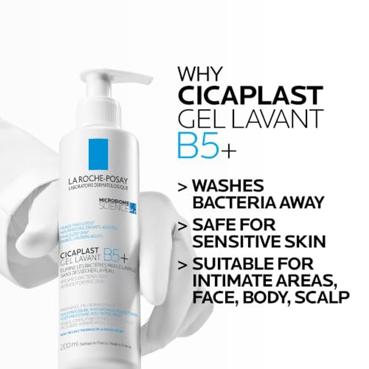 La Roche-Posay Cicaplast Gel Lavant B5+ Kalmerende Reinigingsgel 200 ml