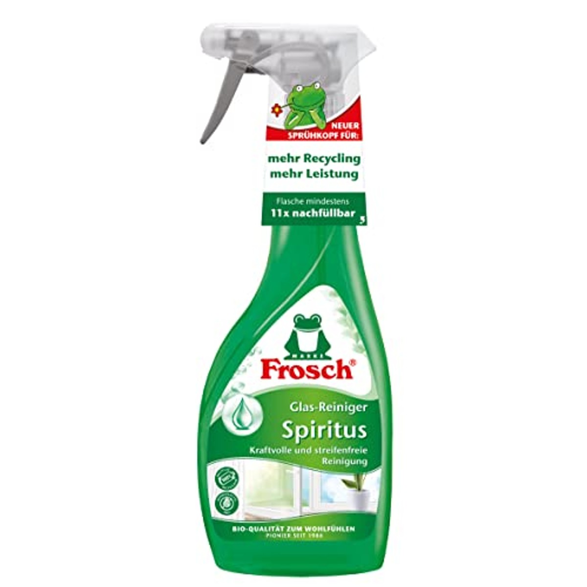 FROSCH Glasreiniger Spiritus (1 stuk) 3 x 500 ml - Voordeelverpakking