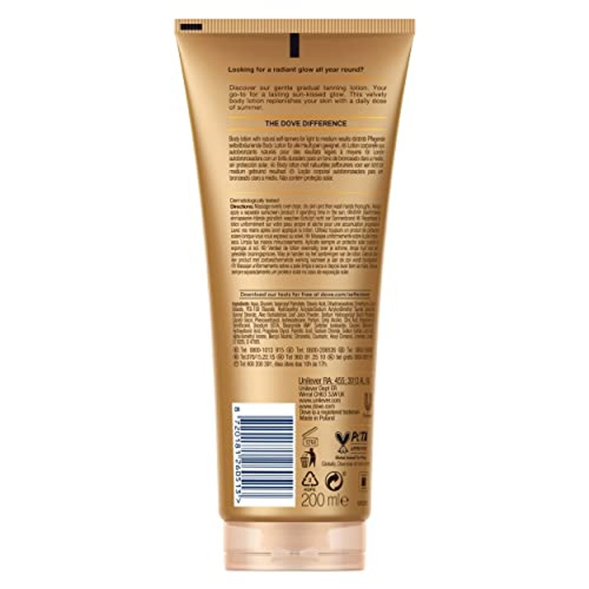 Dove Summer Revived Zelfbruinende Bodylotion 200 ml – Dove