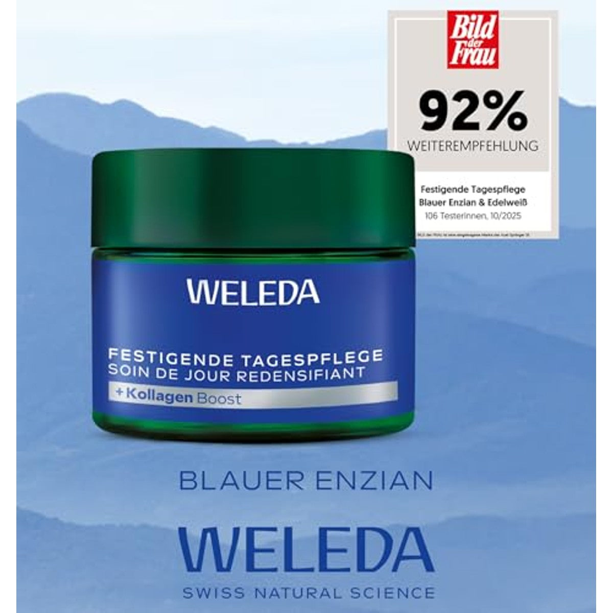Weleda Verstevigende Dagverzorging Blauwe Gentiaan & Edelweiss 40 ml - 6-pack