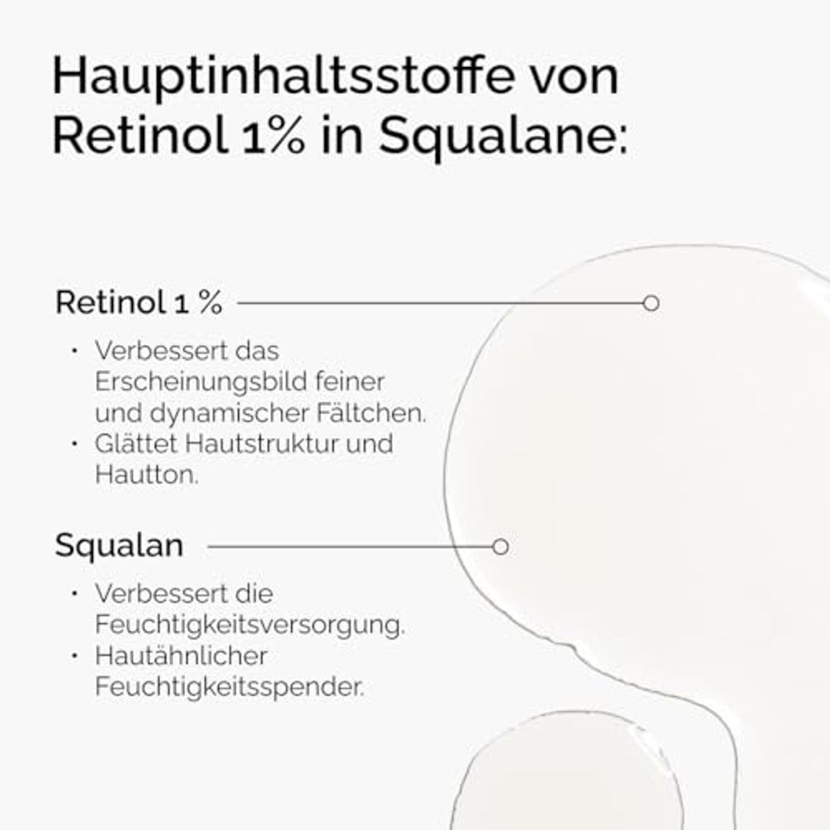 The Ordinary Retinol 1% in squalane, zeer effectief retinolserum voor anti-aging verzorging en gladmaking van de huid, 30 ml