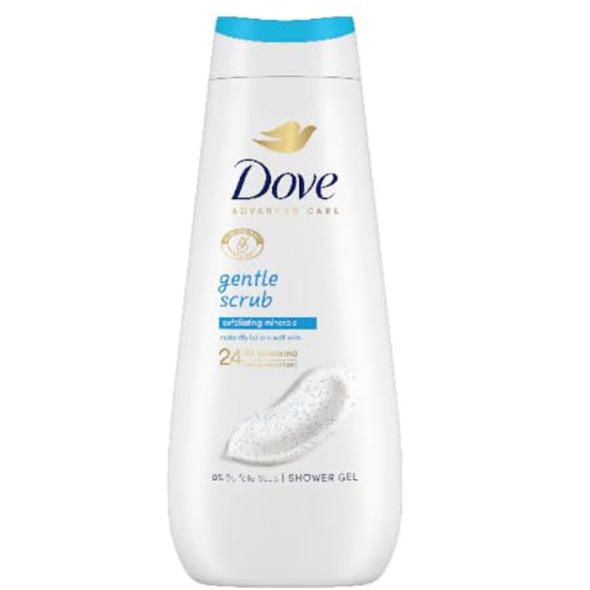 Dove Exfoliërende Douchegel zonder SLES 3 x 500 ml - Voordeelverpakking