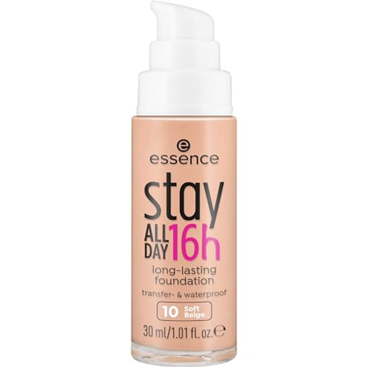 essence Stay All Day 16h langdurige foundation nr. 10 - 6-pack