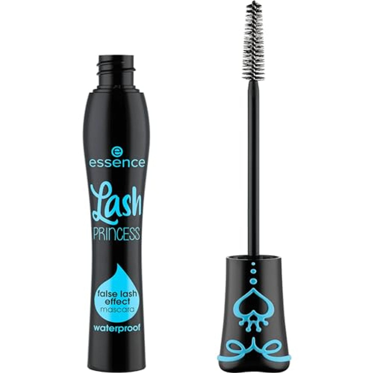 Essence Lash Princess False Lash Effect Mascara, waterdicht, zwart, veganistisch, waterbestendig, zonder microplasticdeeltjes, zonder nanodeeltjes, per stuk verpakt (12 ml) – Essence Cosmetics