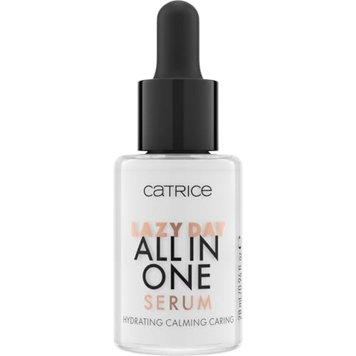 Catrice Lazy Day All In One Serum, gezichtsserum, transparant, hydraterend, verzorgend, kalmerend, olievrij, zonder parfum, zonder alcohol, zonder parabenen, per stuk verpakt (28 ml) | Kalmerend, verzorgend, hydraterend – Catrice Cosmetics
