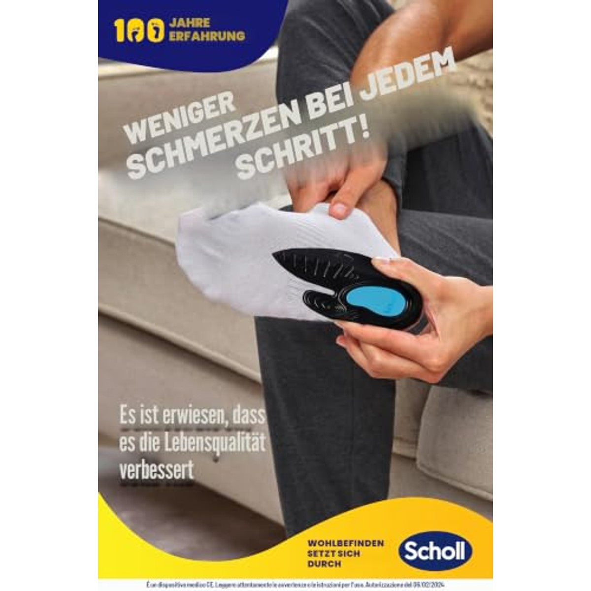 Dr. Scholl's In-Balance inlegzolen maat M, 2 stuks – foto 3