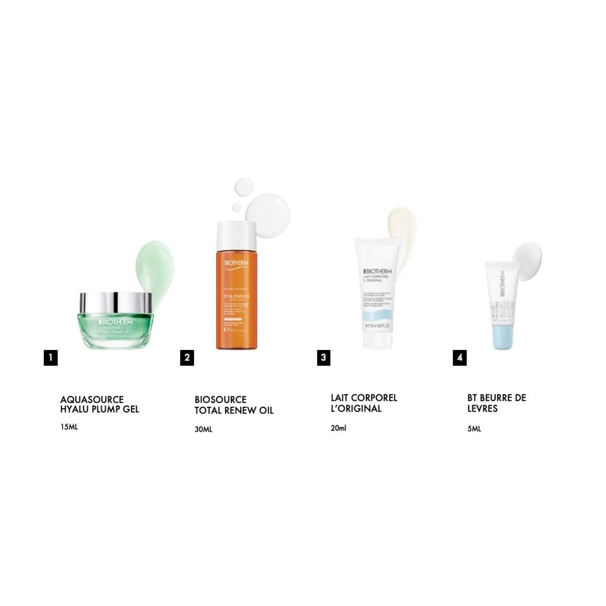 Biotherm Aquasource Hyalu Plump Holiday Set 4-delig Gemengde Huid - 3-pack
