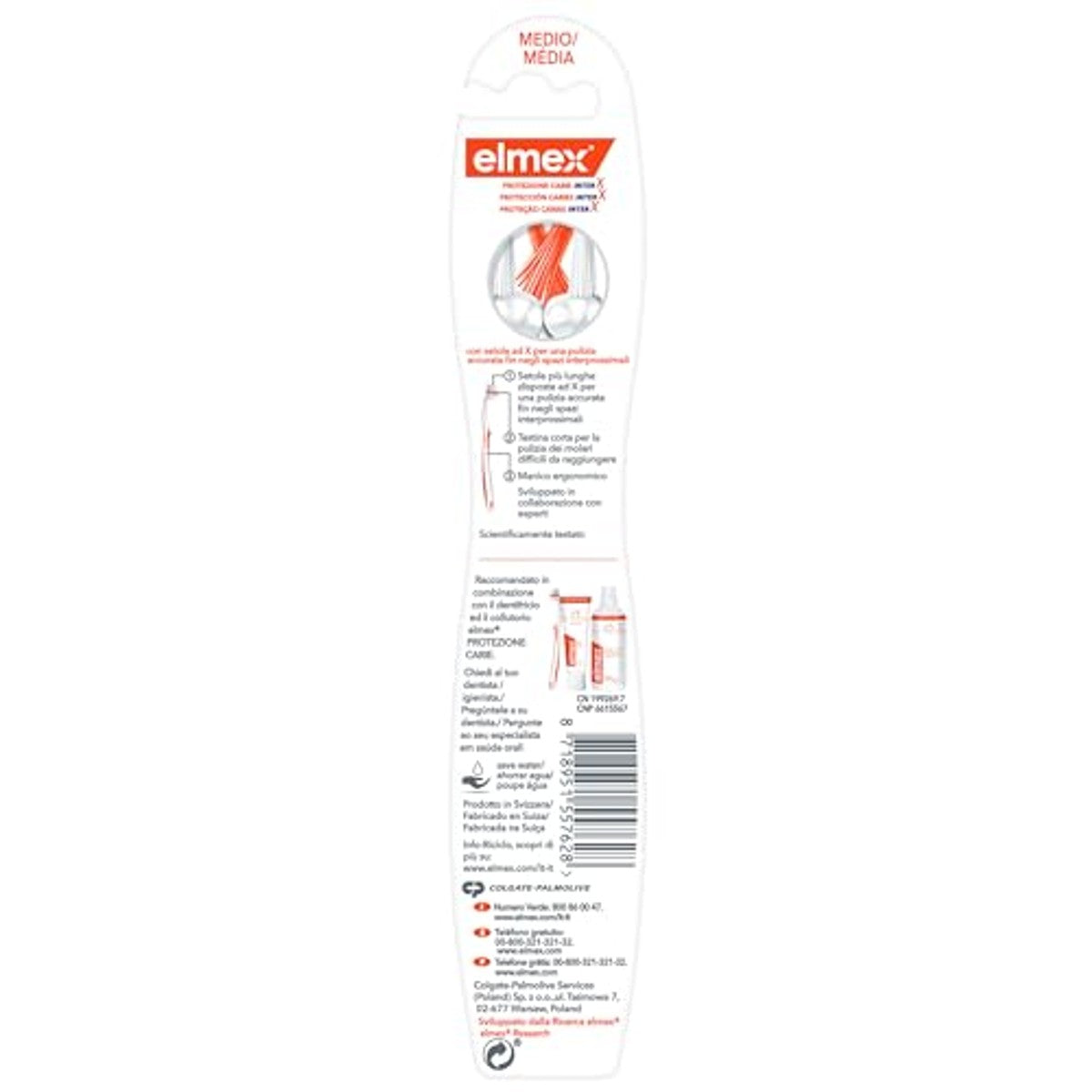 ELMEX Protection Carie InterX Dieptereiniging medium Oranje – Colgate