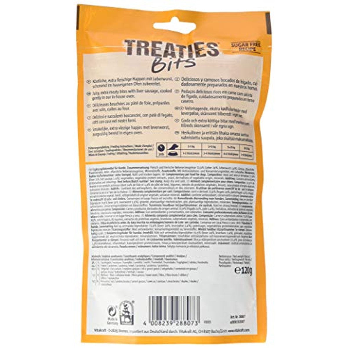 Vitakraft - Treaties Bits Liver 6x120gr - (28807) – Vitakraft