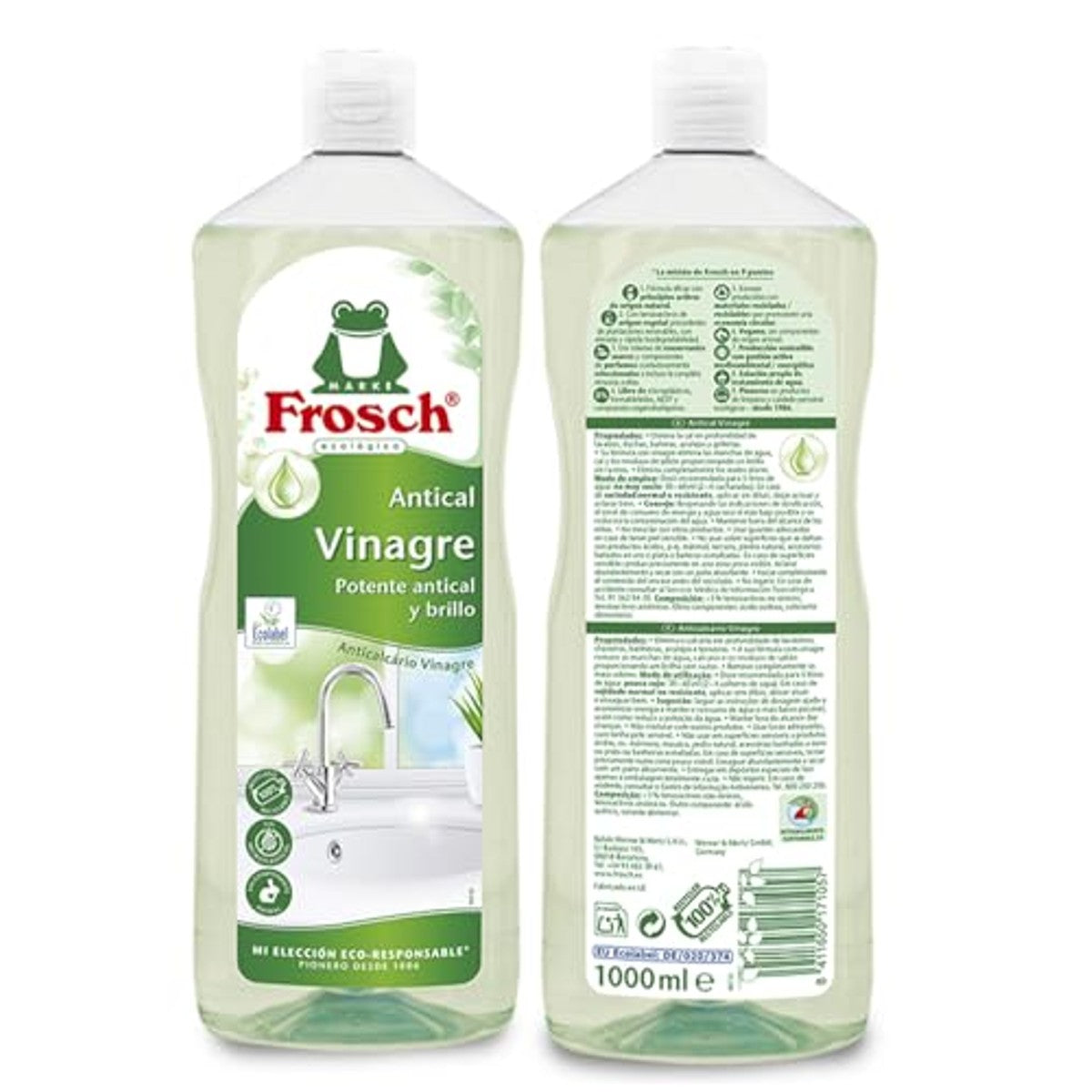 FROSCH Milieuvriendelijk Antikalk 1 l x 10 stuks – FROSCH