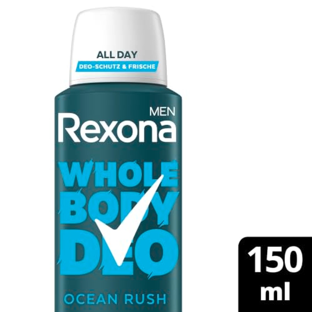 Rexona Men Whole Body Deodorant Spray Ocean Rush 6 x 150 ml - Voordeelverpakking