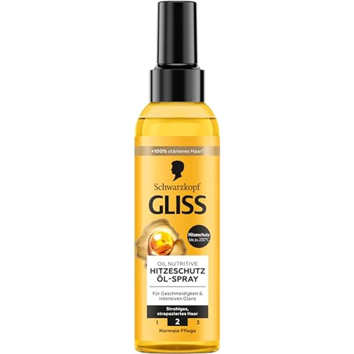 Gliss Oil Nutritive Hitzeschutz Öl-Spray 6 x 150 ml - Voordeelverpakking