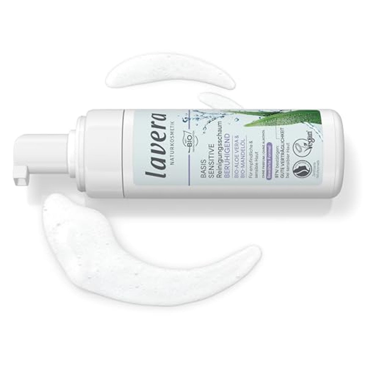 lavera basis sensitive Reinigingsschuim 3 x 150 ml - Voordeelverpakking – foto 3