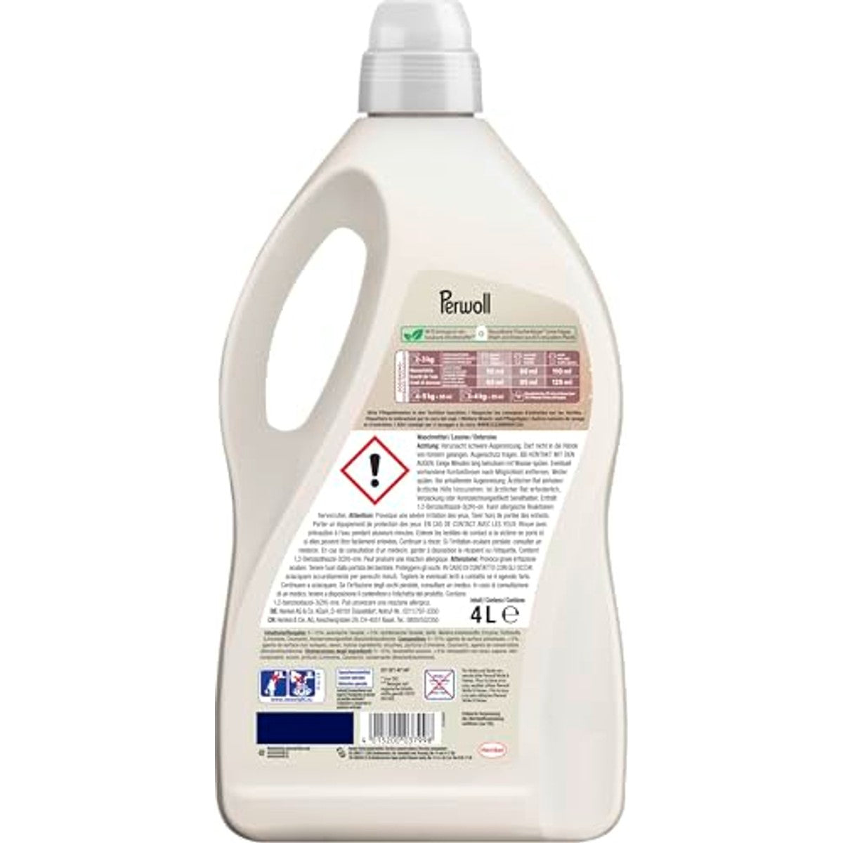 Perwoll Color wasmiddel voor lichte (80 wasbeurten), speciaal wasmiddel reinigt zacht en vernieuwt lichte kleuren en vezels, voor alle lichte en witte textiel, met drievoudige Renew-technologie – Perwoll