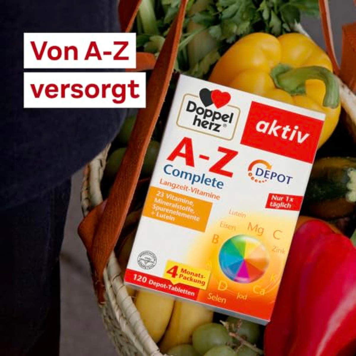 Doppelherz A-Z Depot Multivitaminen 120 Tabletten - 3-pack