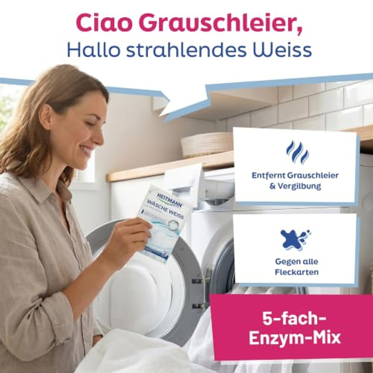 HEITMANN Wasgoed wit 50 g – HEITMANN
