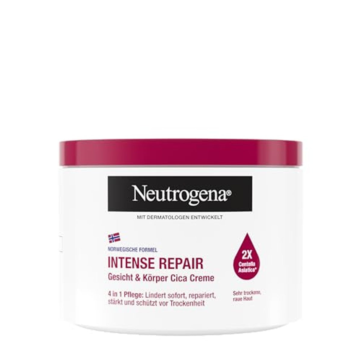 Neutrogena Intense Repair Cica crème gezicht & lichaam 6 x 400 ml - Voordeelverpakking