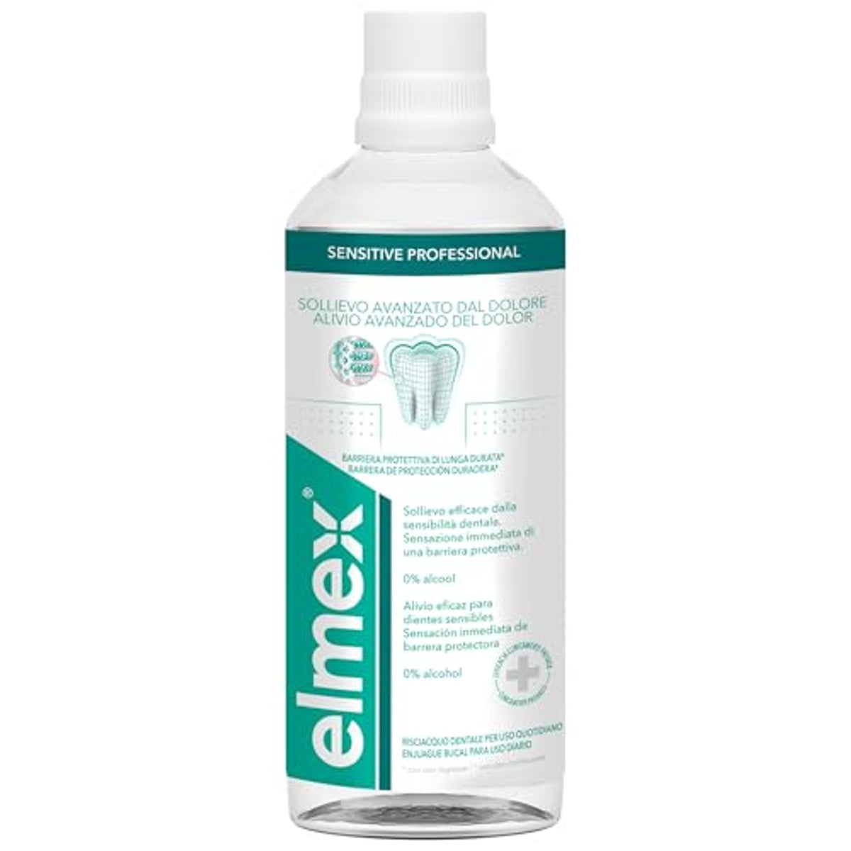 ELMEX Sensitive Plus Mouthwash 6 x 400 ml - Voordeelverpakking