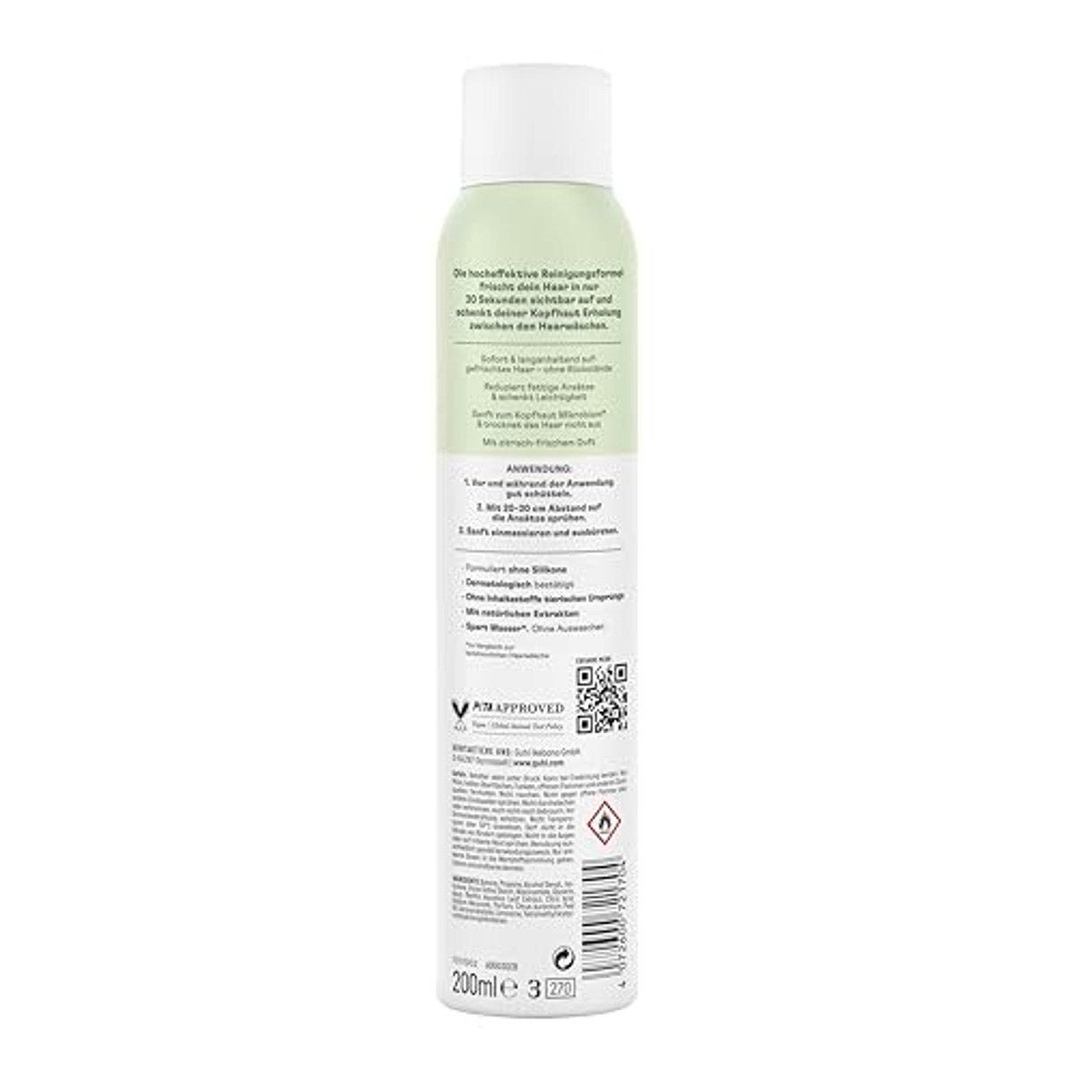 Guhl 30_sek Droogshampoo Pure Frisheid 6 x 200 ml - Voordeelverpakking