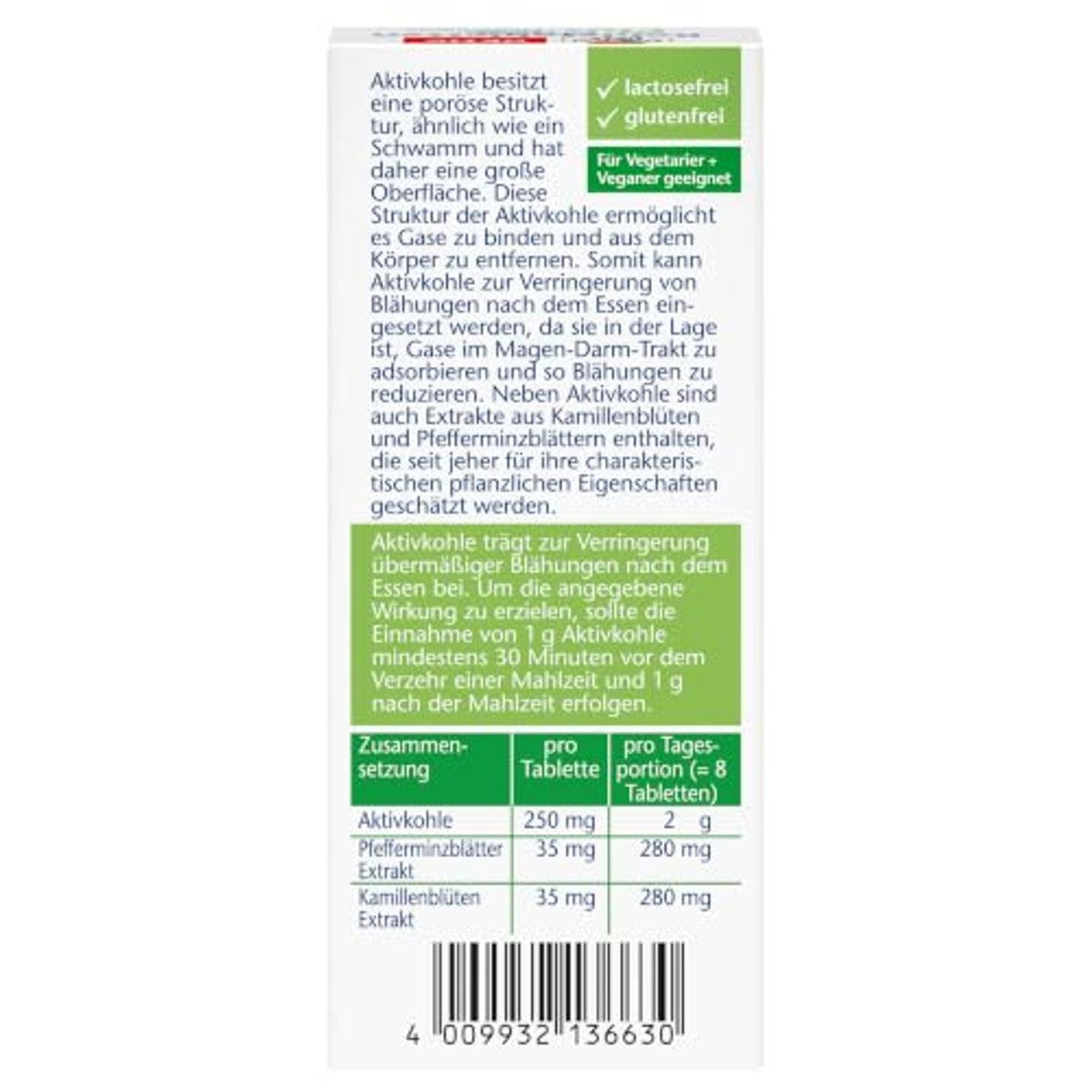Doppelherz Kooltabletten Plus Plantaardig + Kamille + Pepermunt 30 stuks - 6-pack