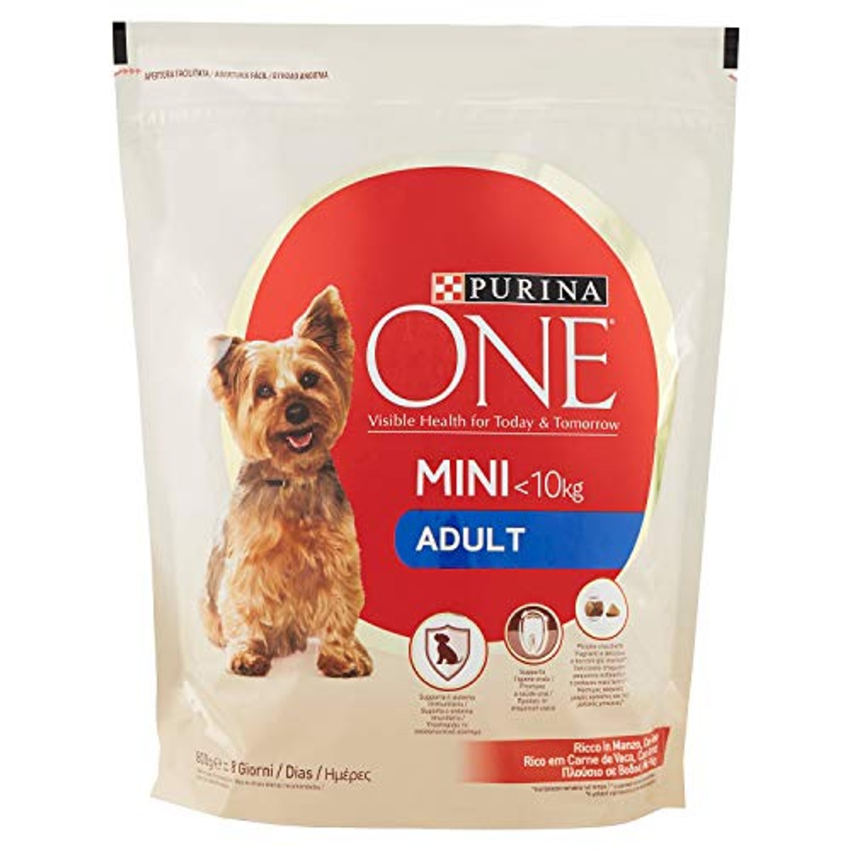 Purina One Mini hondenvoer rundvlees 800 g - 6-pack