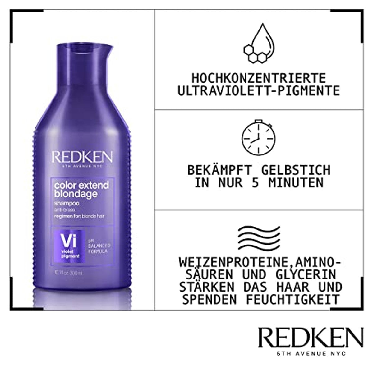 Redken Blondage Verzorgingsset Shampoo & Conditioner 2 x 300 ml - 3-pack