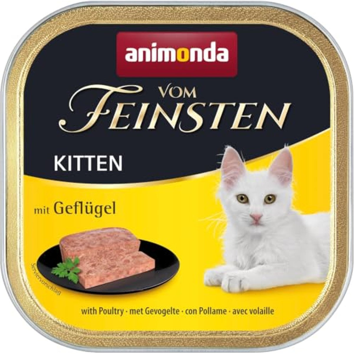 animonda Vom Feinsten Kitten natvoer kattenvoer diversiteit 32 x 100 g - 6-pack