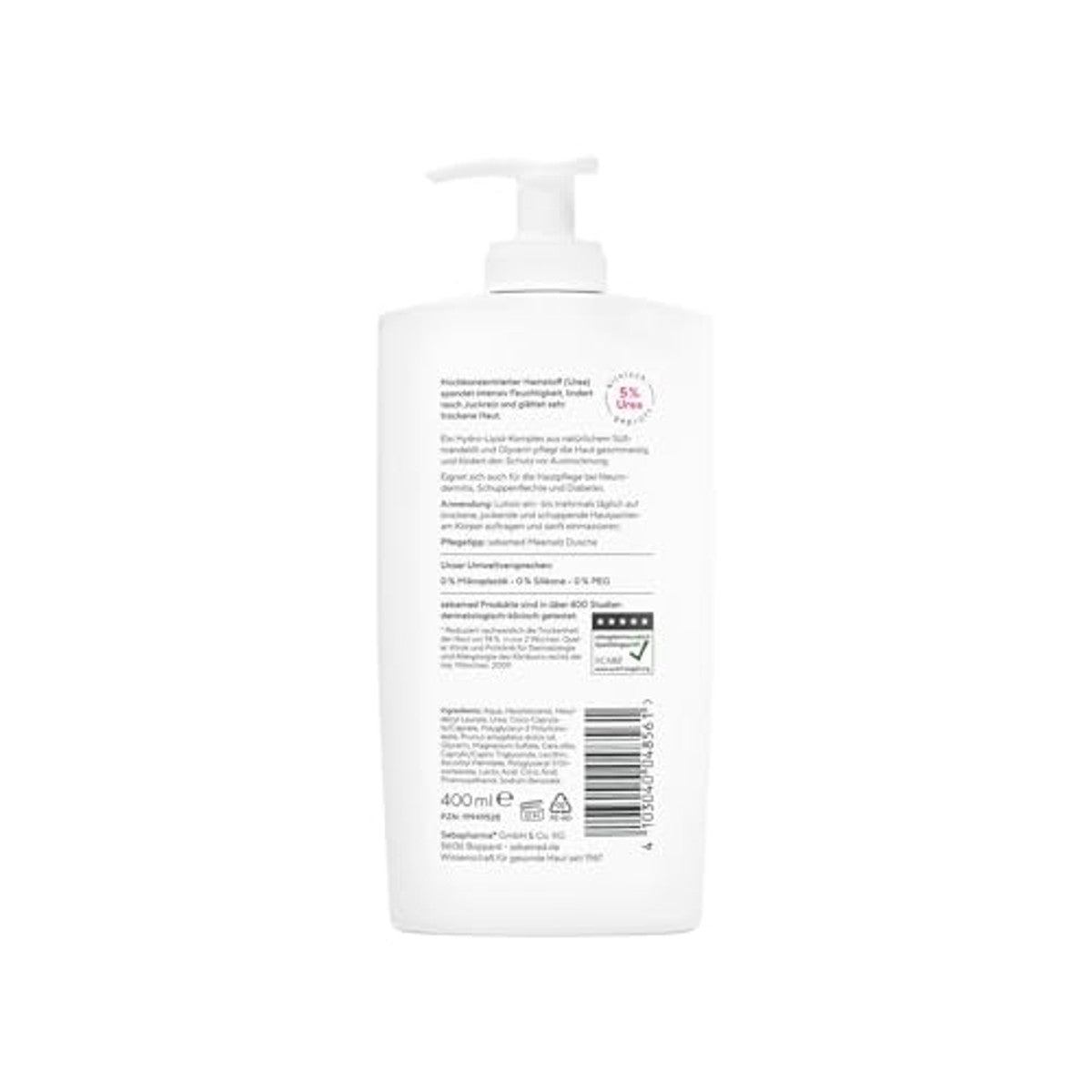 Sebamed Urea 5% Acute Lotion Parfumvrij 3 x 400 ml - Voordeelverpakking – foto 3