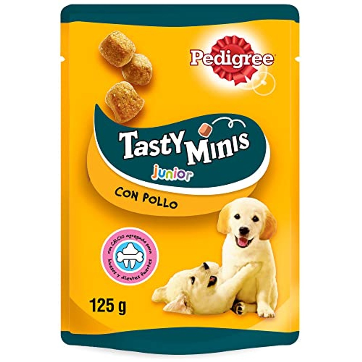 Pedigree Tasty Minis hondensnack puppy kip 6 x 125 g - 3-pack