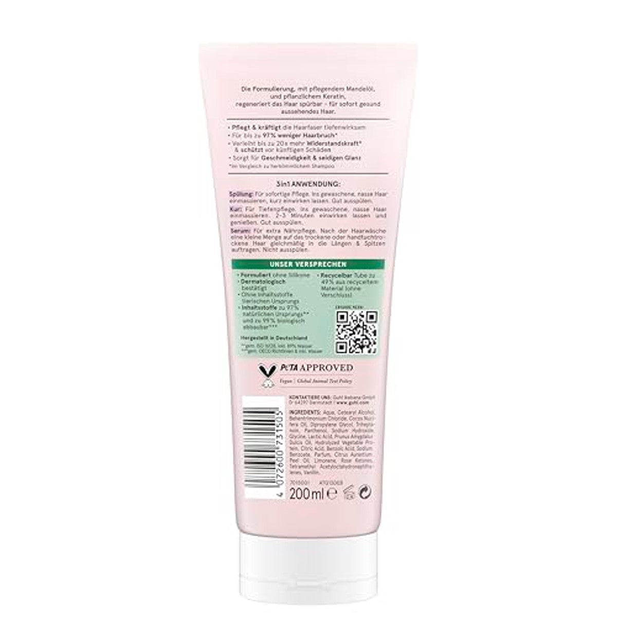 Guhl Diepe opbouw 3-in-1 kuur, conditioner & serum 3 x 200 ml - Voordeelverpakking
