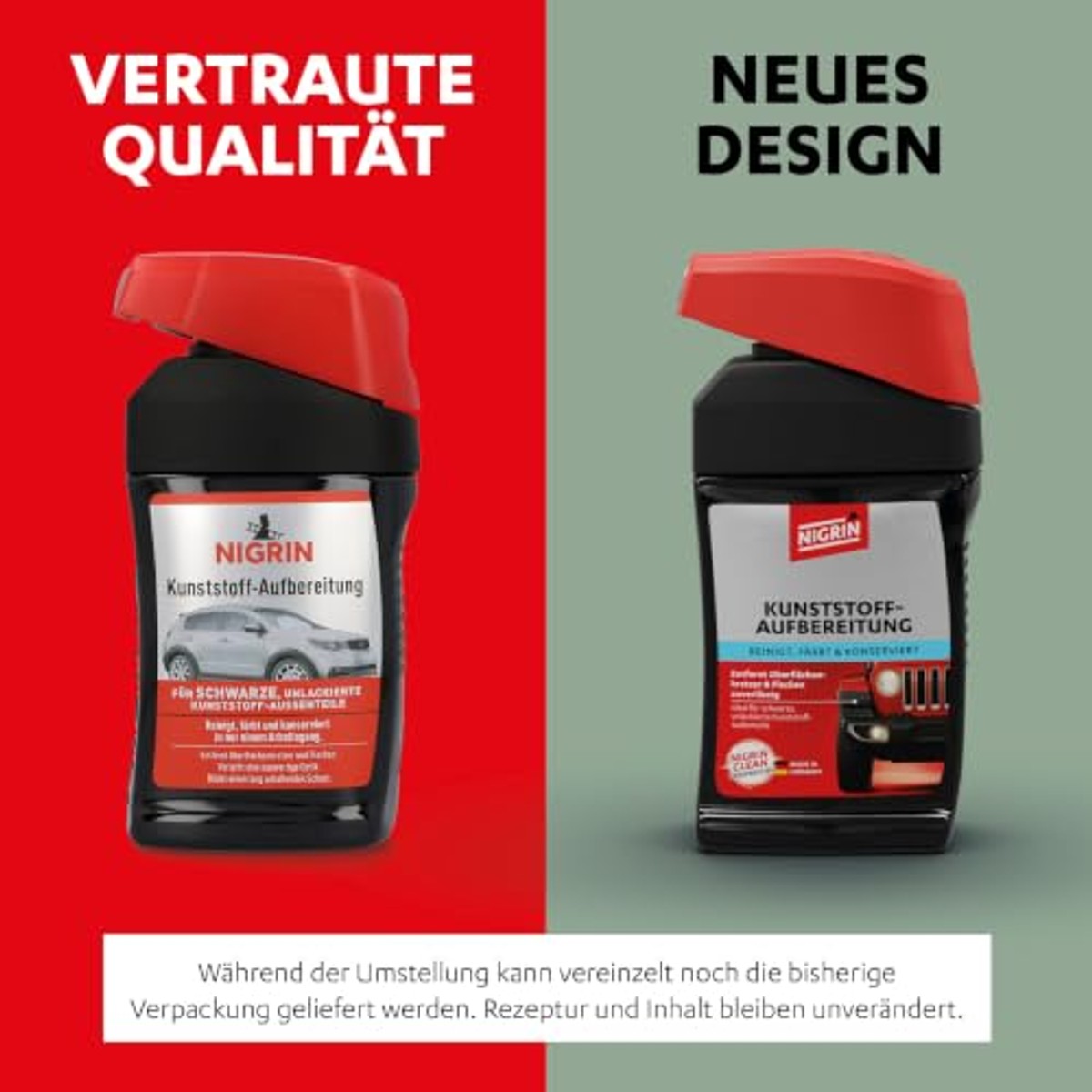 NIGRIN Kunststof voorbereiding Color zwart 3 x 300 ml - Voordeelverpakking