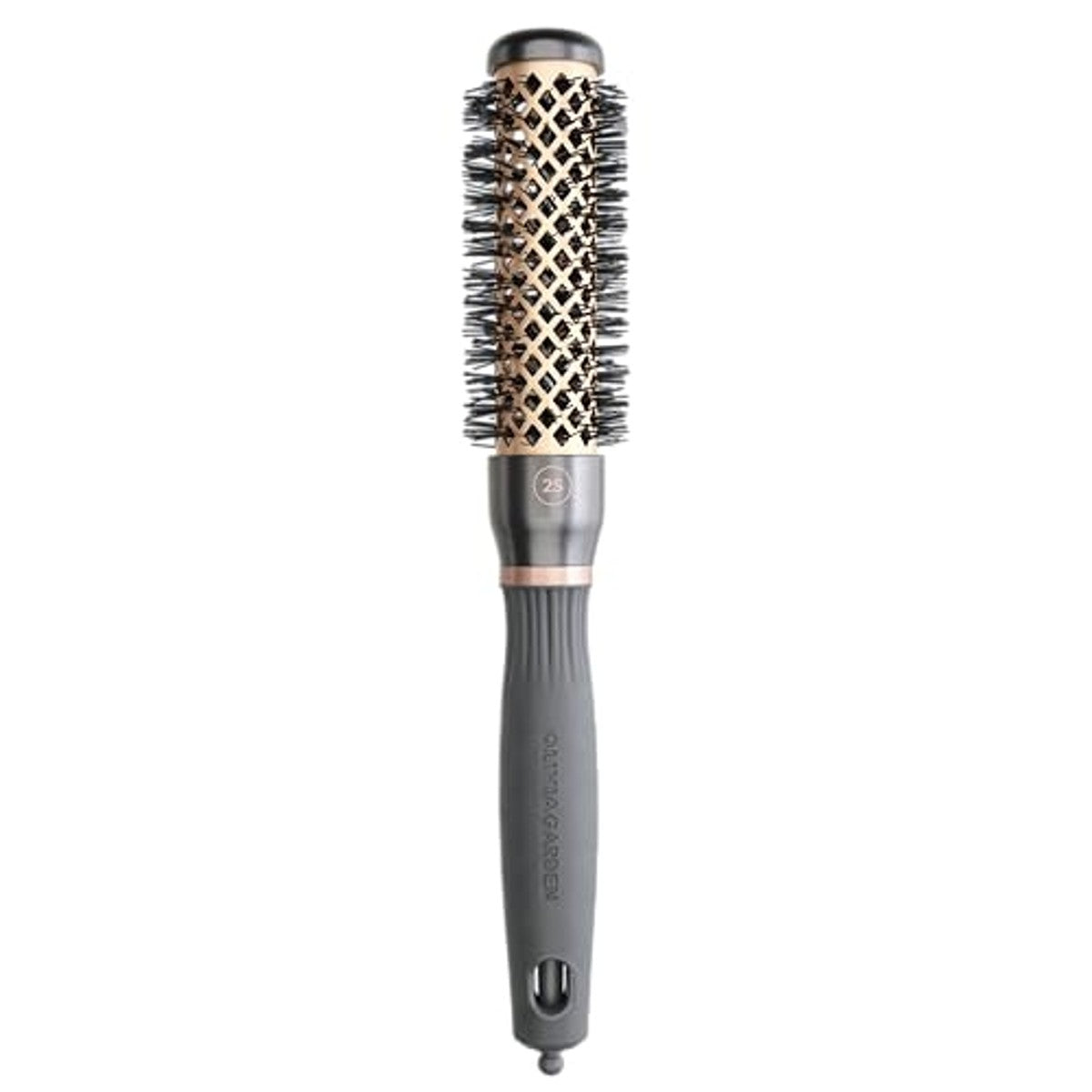 Olivia Garden Expert Blowout Heat Haarborstel, nylon, 25 mm, brons, krachtige föhn-haarborstel voor professionele verzorging en controle van dik, pluizig haar