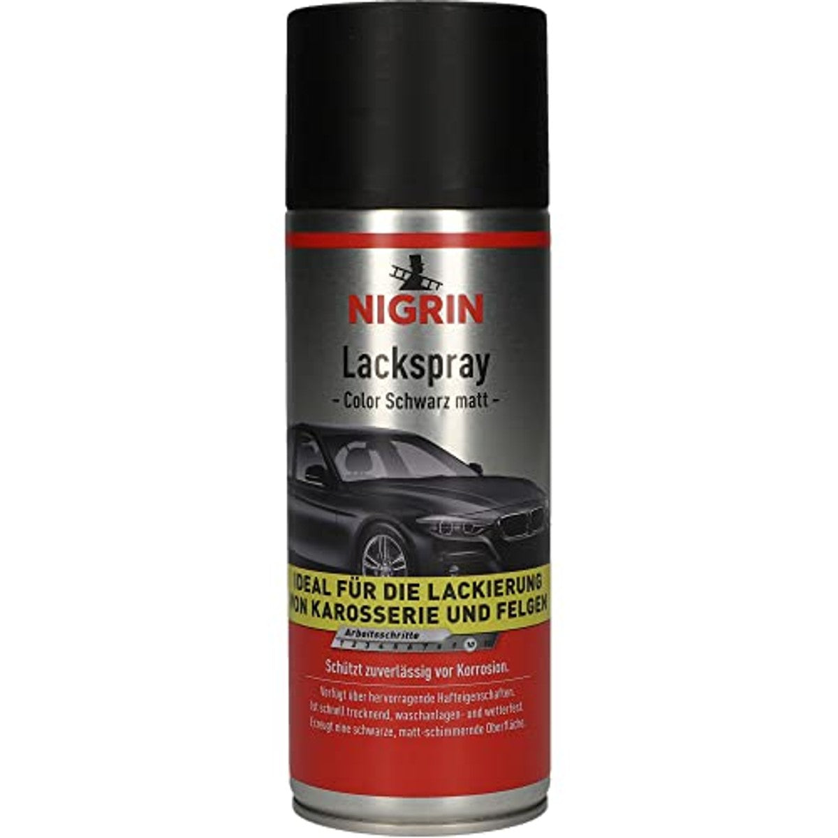 NIGRIN Lakspray Mat Zwart 6 x 400 ml – NIGRIN