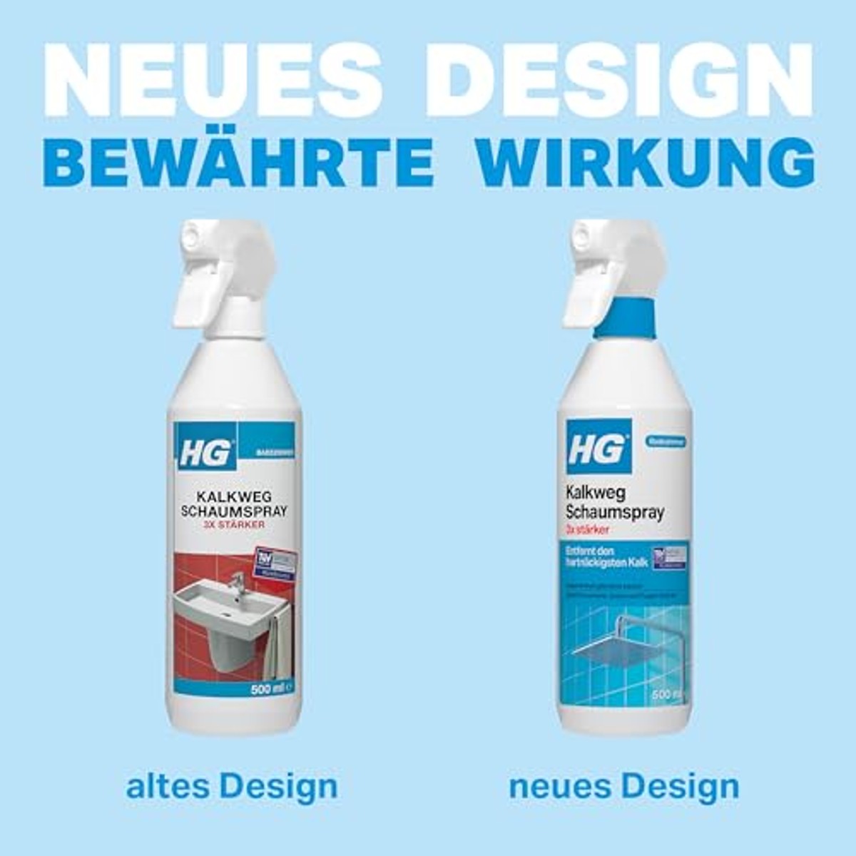 HG Kalkweg schuimspray 3 x sterker 3 x 500 ml - Voordeelverpakking