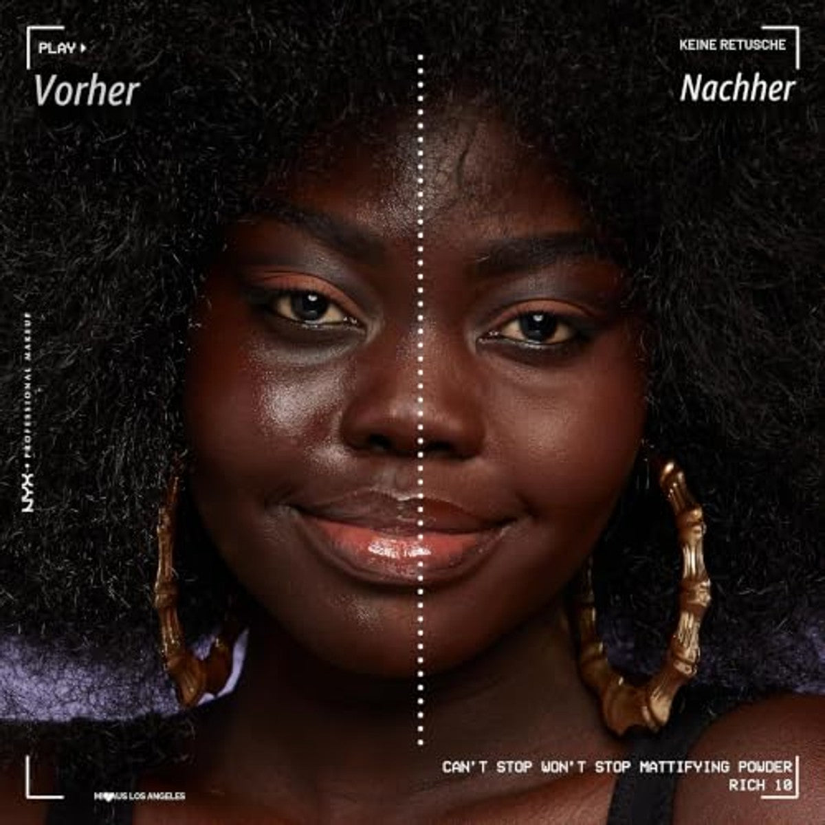 NYX PROFESSIONAL MAKEUP Can't Stop Won't Stop Mattifying Powder Rich - 6 stuks
