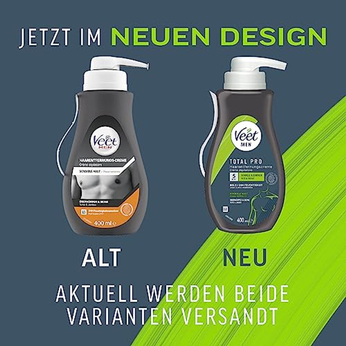 Veet Men Ontharingscrème bovenlichaam en benen 400 ml – Veet