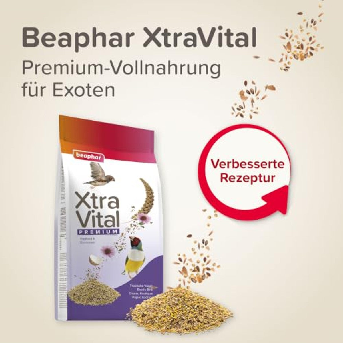 Beaphar - XtraVital Exoten - All-in-One Premium voedsel voor exoten - 500 g – beaphar