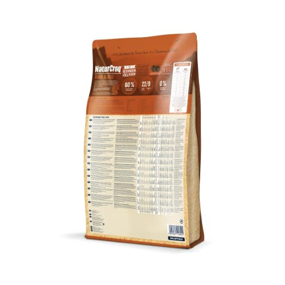 Happy Dog NaturCroq hondenvoer rund en rijst 15 kg - 3-pack