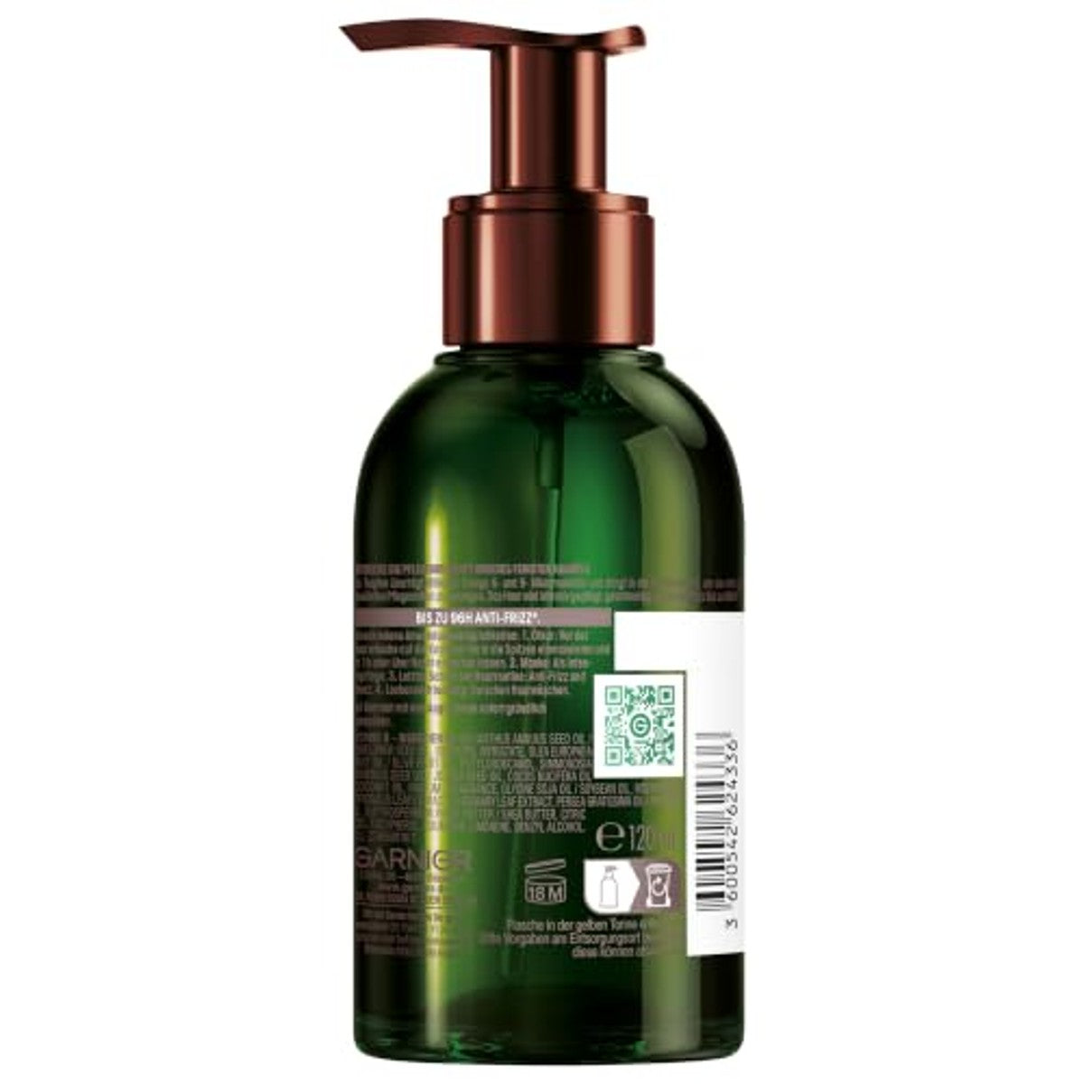 Garnier Echte Schatten Curl Revival Elixir Haarolie 6 x 120 ml - Voordeelverpakking
