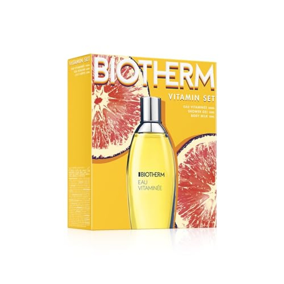 Biotherm Eau Vitaminée Cadeauset (Eau de Toilette 100 ml, Douchegel 50 ml & Body Milk 50 ml) - 6-pack