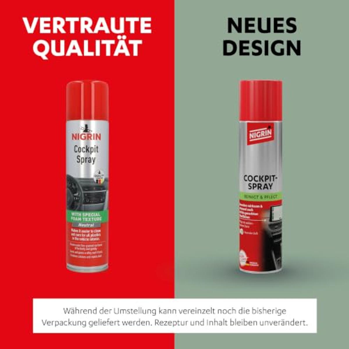 NIGRIN Cockpitspray Neutraal 6 x 400 ml - Voordeelverpakking